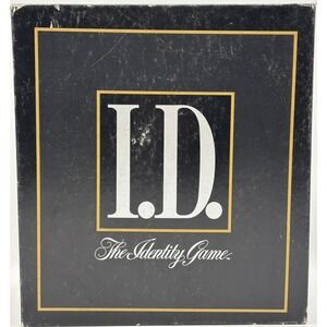 I.D. The Identity Game Vintage 1988 Milton Bradley
